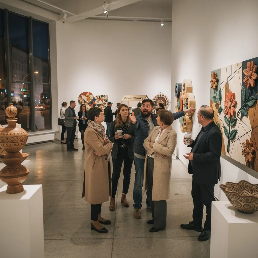 Grupa młodych ludzi tańczących podczas lokalnego festiwalu kultury.